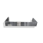 Steel Works Stainless SWSSR3-24X Single Tier Speed Rail 24"W X 5"D X 10"H 22/304 Stainless Steel