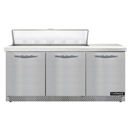 Continental Refrigerator SW72N12-FB Sandwich Unit Front Breather 72"W