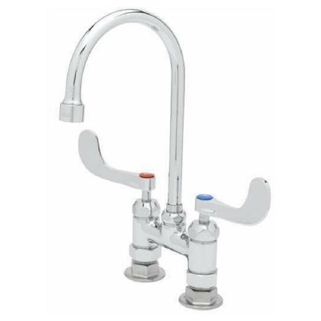 T&S Brass B-0325-CR-WH4 Pantry Faucet Double Deck Mount