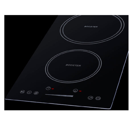 Summit SINC2B230B Induction Cooktop 12" Wide 2 Burners