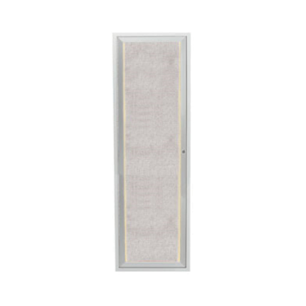 Aarco LODCC3612R Bulletin Board 12"W X 36"H Enclosed