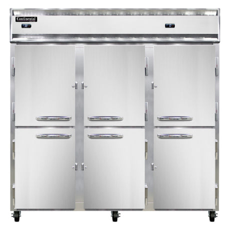 Continental Refrigerator 3RRFNHD Refrigerator/Freezer Reach-in Three-section