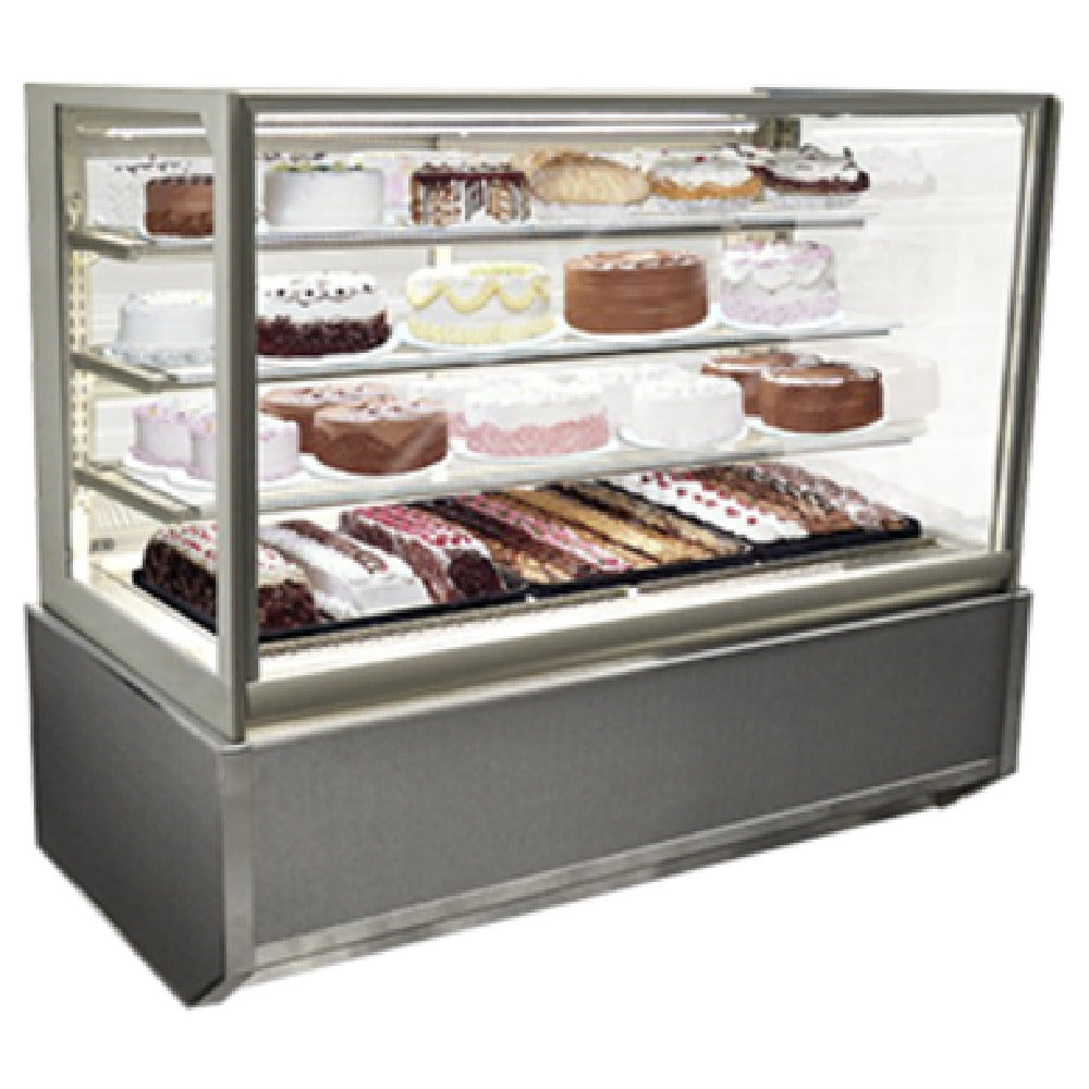 Federal Industries ITR3634-B18 Italian Glass Refrigerated Display Case Floor Standing Model