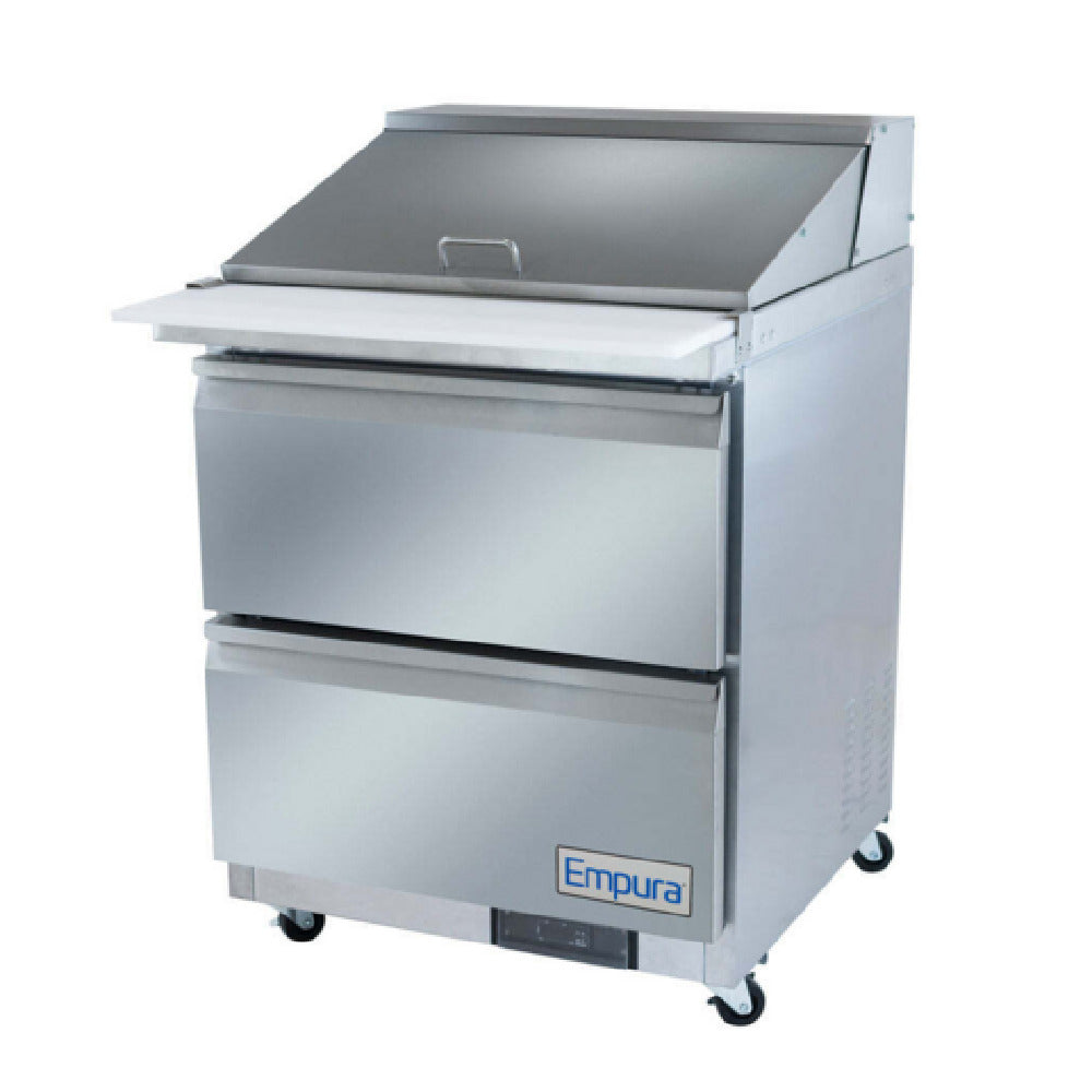 Empura E-KSP29M-D2 - Refrigerated Sandwich/Salad Mega Top Prep Table With Drawers