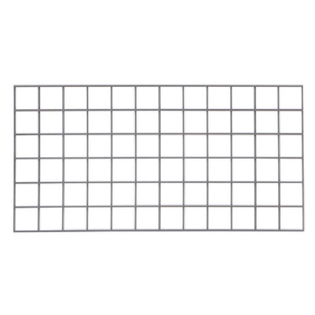 Metro WG1836K4 Quick Ship SmartWall Wire Grid 36" X 18" Metroseal Gray Epoxy-coated Corrosion-resistant Finish With Microban® Antimicrobial Protection