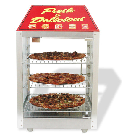 Winco 51040 Benchmark Hot Food Display Case Countertop Pass-thru