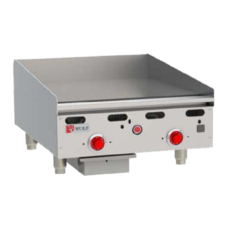 Wolf ASA24-QS-COMMANDER_NAT (Quick Ship) Heavy Duty Griddle Countertop Gas