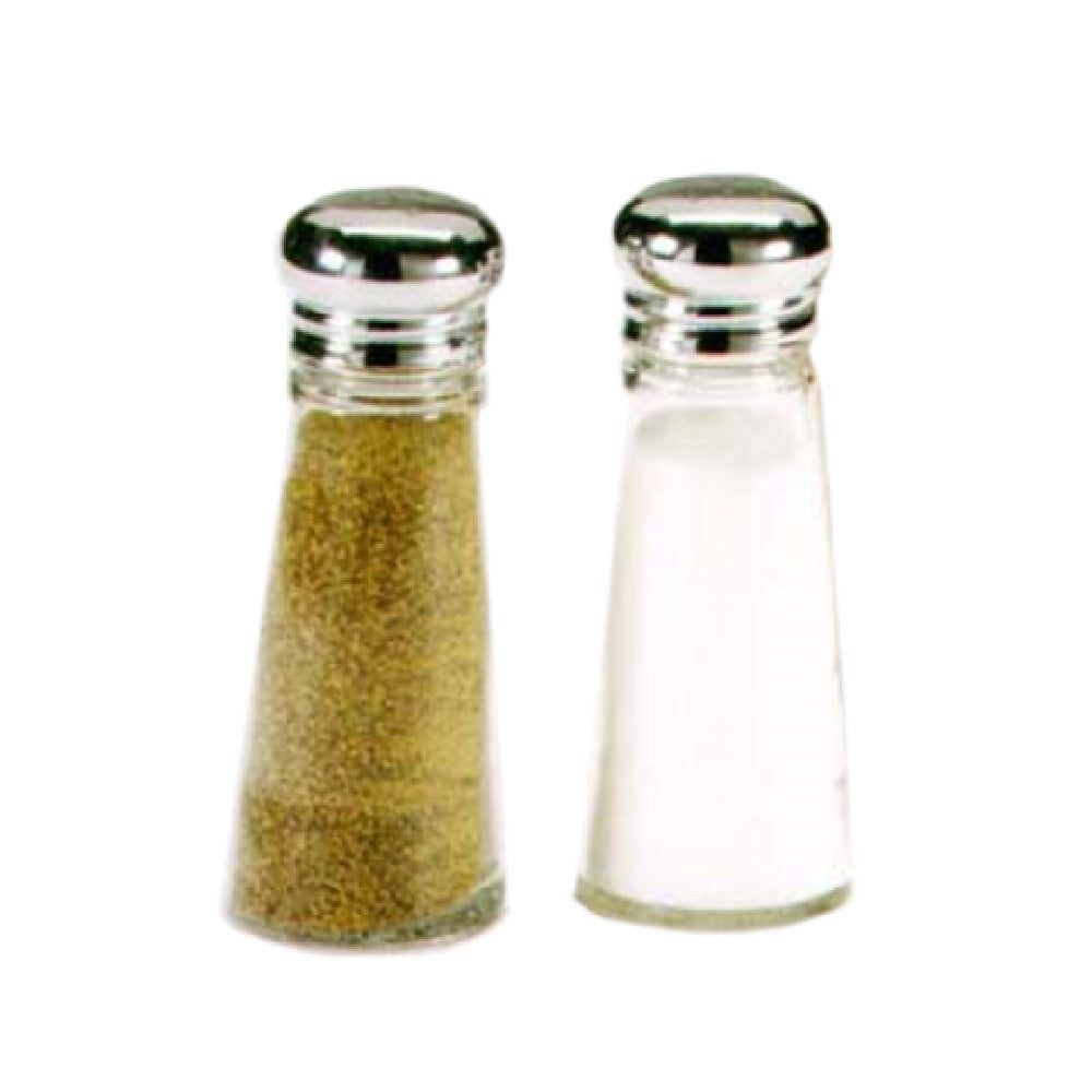 Vollrath 703 Traex© Dripcut© Salt & Pepper Shaker 3 Oz. Smooth Glass Jar