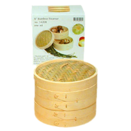 Town 34208S/CS Steamer Only 8" Bamboo (48 Per Case)