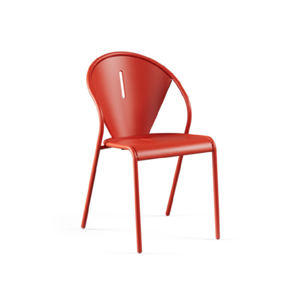Emuamericas, Llc E679-22 - Code Stacking Side Chair, Outdoor/indoor, Steel Back And Seat
