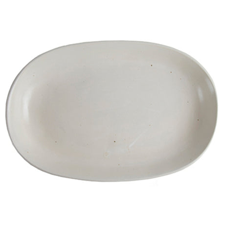 Orion Trading & Design X14-BR Studio Stoneware Platter 15" X 9" Oval