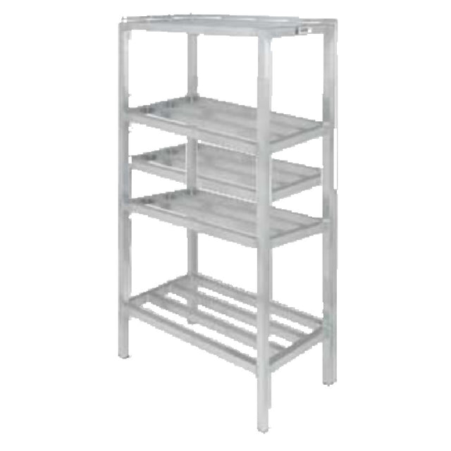 Channel ED2060-4 Dunnage Shelving All-Welded 4 Shelf Style Tubular Style