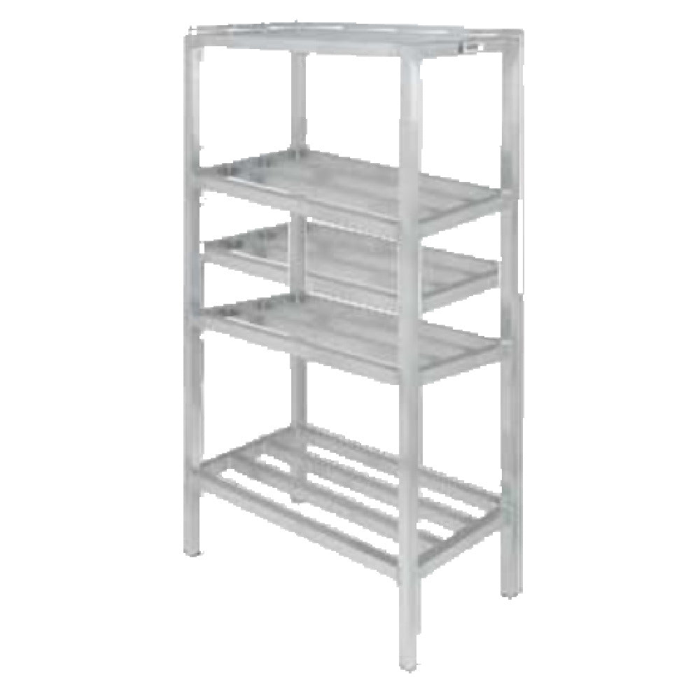 Channel ED2454-4 Dunnage Shelving All-Welded 4 Shelf Style Tubular Style