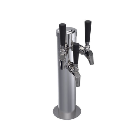 Krowne KSC-3S Krowne Triple Faucet Column Tower Three Faucets Handles And Faucets Not Included