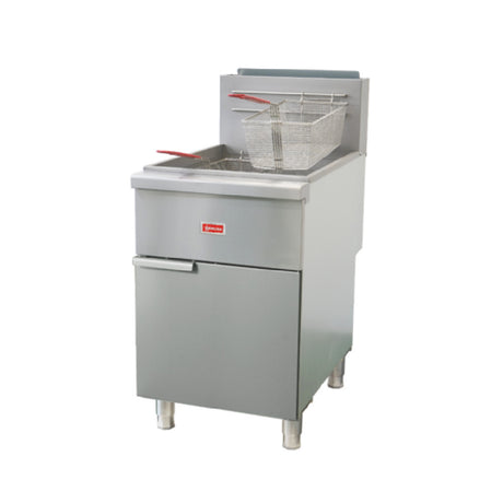 Omcan 48639 (CE-CN-F4D-LP) Fryer LP Gas Floor Model
