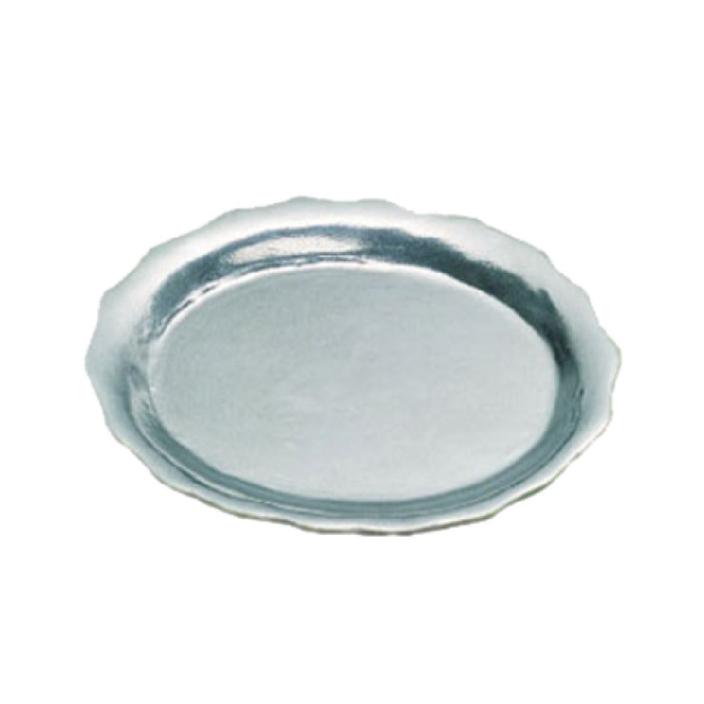Bon Chef 2005BLKSPKLD - Queen Anne Platter, 9-1/2" X 12", Aluminum With Ceramic-look Coating