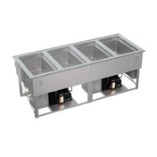 Vollrath FC-HCF-04208-AD-FF Hot/Cold/Frozen Food Well Unit Drop-in Auto-drain & Flat Flange