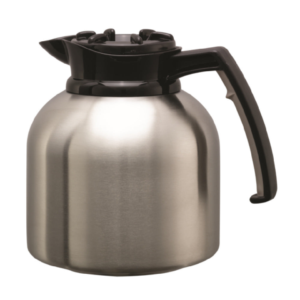 Service Ideas BNP19BL Service Ideas Brew 'N' Pour Vacuum Insulated Decanter 1.9 Liter