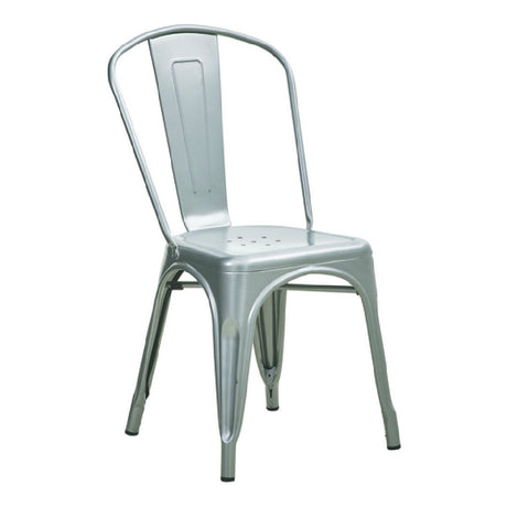 Hubert 92605 - CenPro Outdoor Cafe Chair, 400 Lbs. Weight Capacity, 17-1/2"D X 33"H