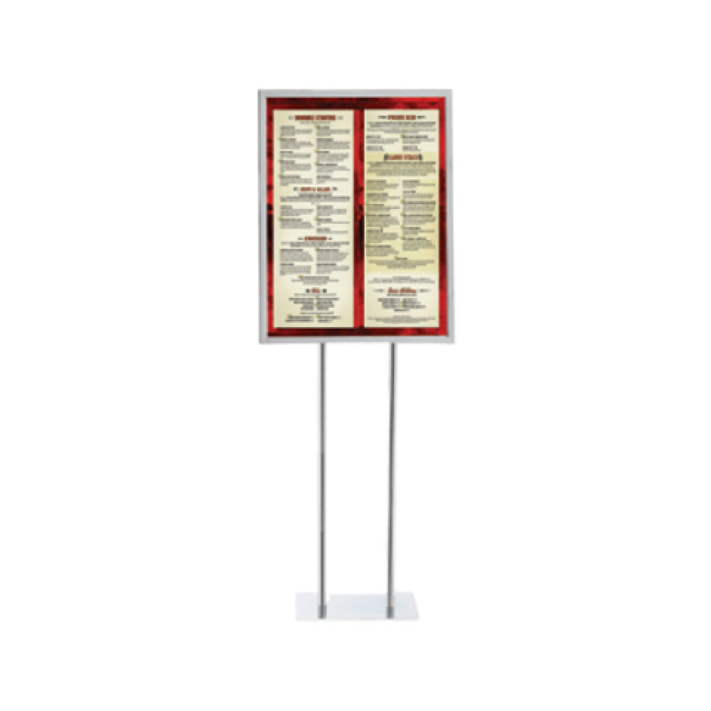 Aarco PHSIC Poster Holder 28"H X 22"W Frame (22-1/4"W X 59-1/2"H Overall Dimension)