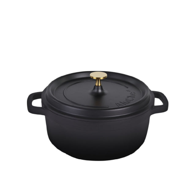 Steelite AP240011G Casserole Dish With Gold Knob 4.5 Qt 12.375W" X 10"D X 6.5"H