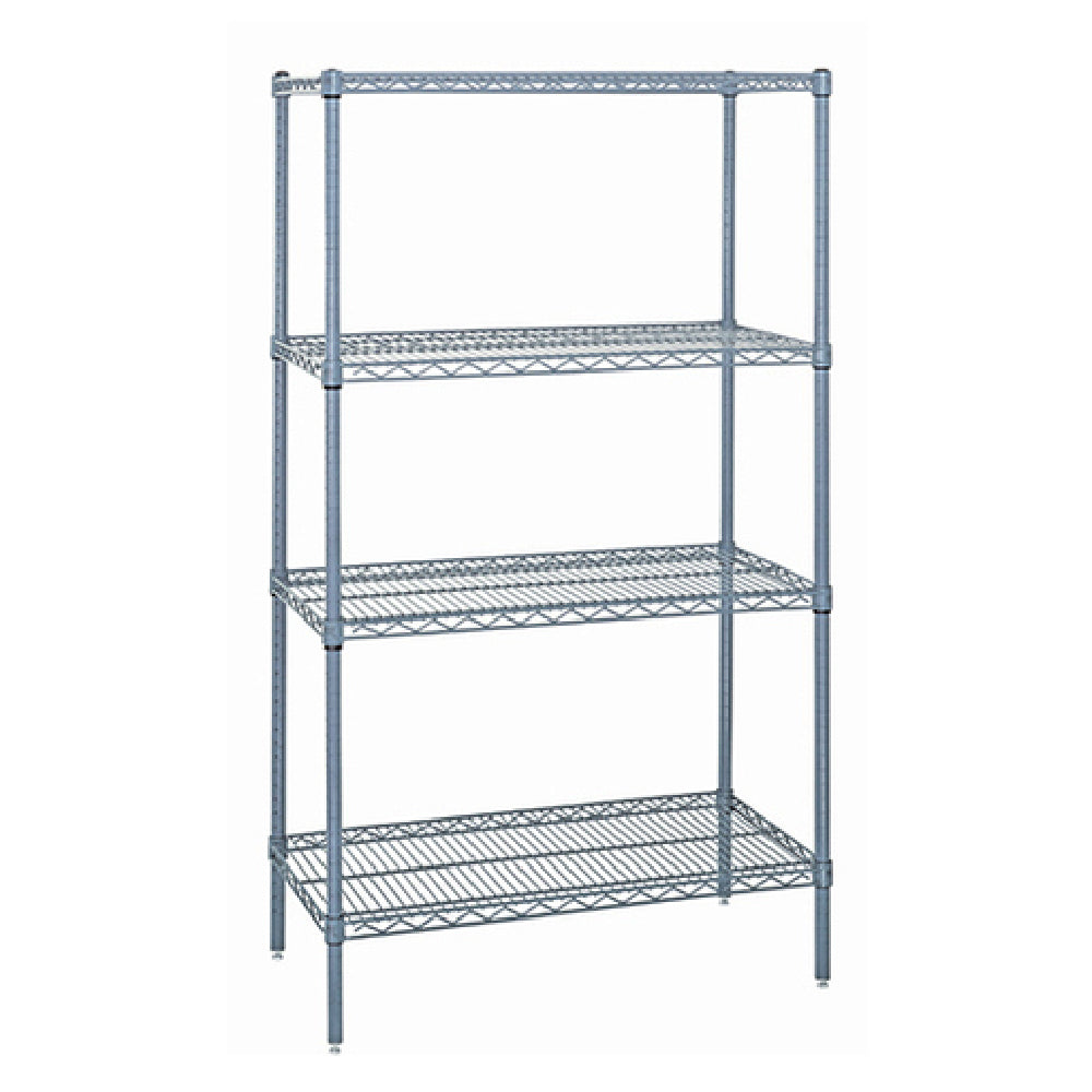 Quantum WR86-2172C Wire Shelving Starter Kit 72"W X 21"D X 86"H 600 800 Lb. Capacity