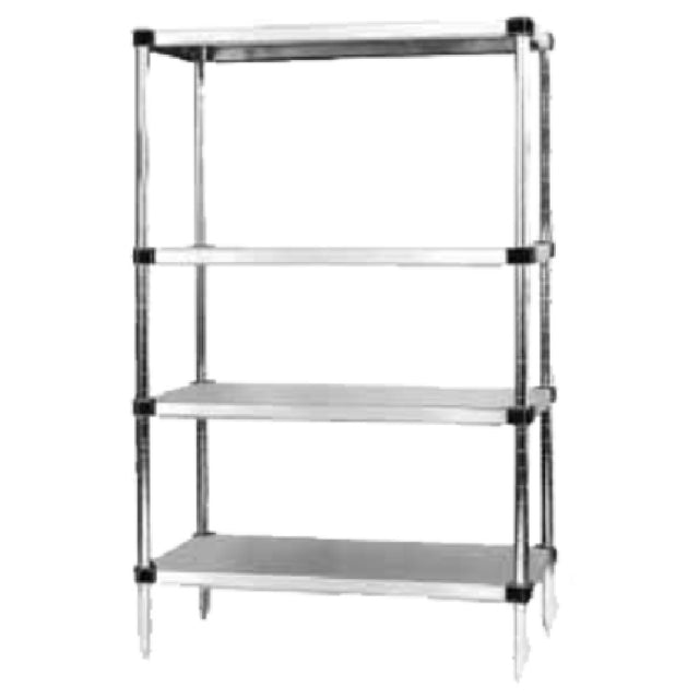 Metro 74HPS HD Super™ Post 74"H (height Includes: Leveling Foot & Cap) Stainless Finish