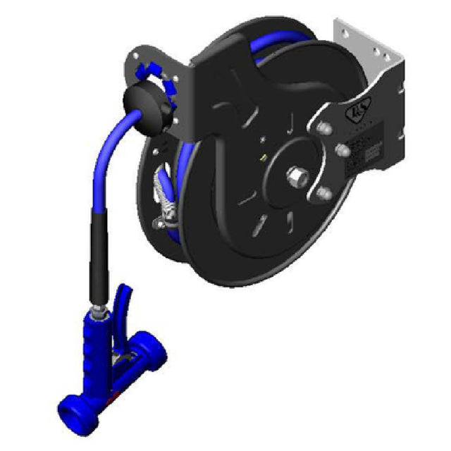 T&S Brass B-7232-11 Hose Reel System Open 3/8" X 35' Hose With Aluminum Rear Trigger Spray Valve (with 5/16" Orifice)