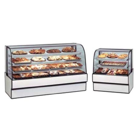 Federal Industries CGD3148 Curved Glass Non-Refrigerated Bakery Case 31.13"W X 35.31"D X 48”H