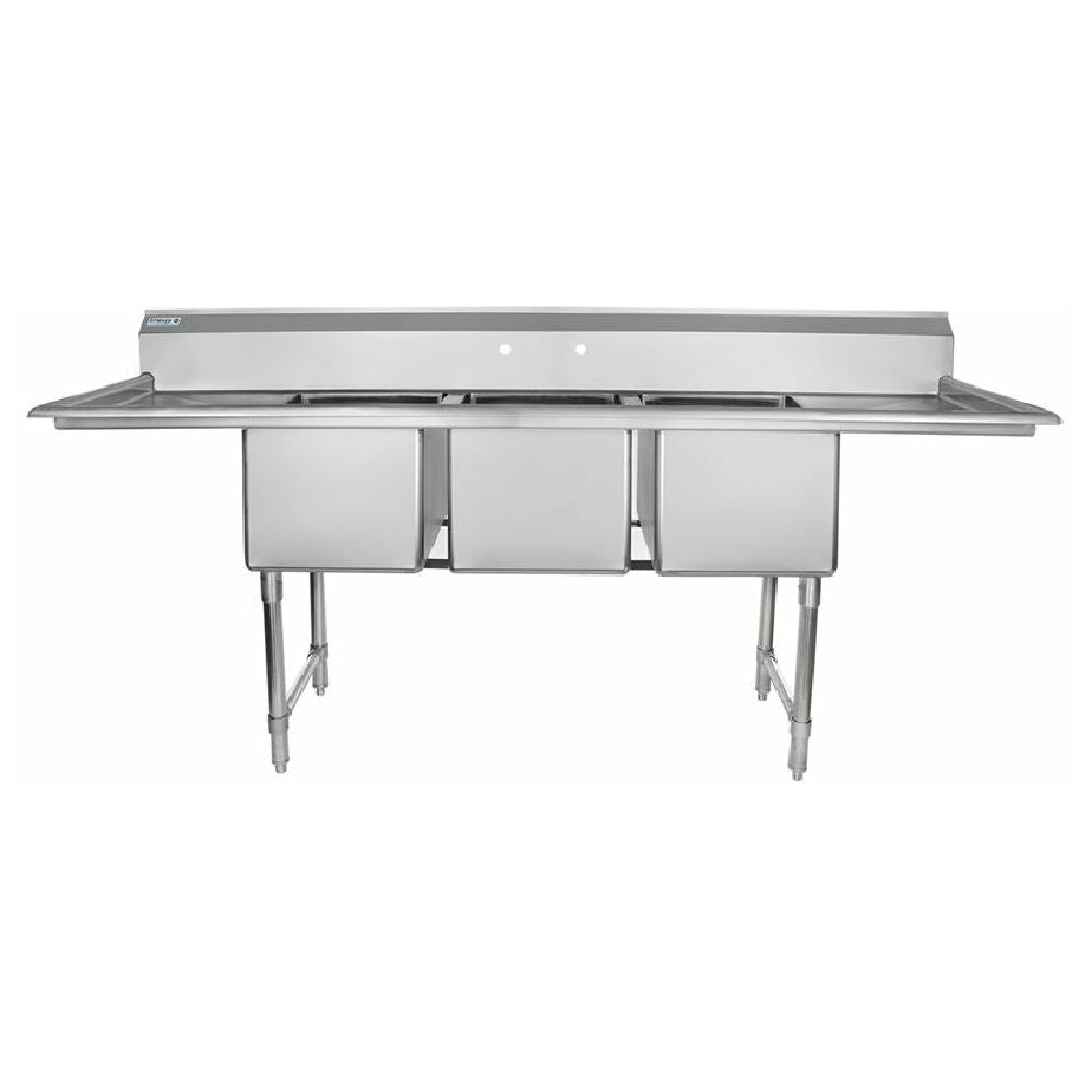 Empura Stainless EHD31620LR18 Sink (3) Compartment Heavy Duty