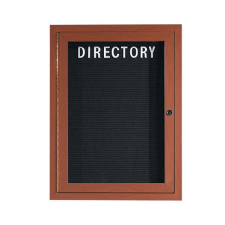 Aarco OADCO3624RL Directory Board 24"W X 36"H Enclosed Face