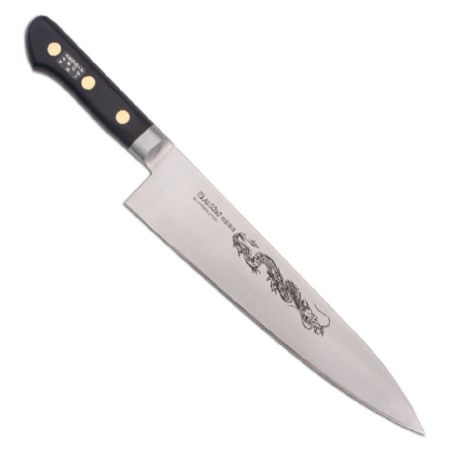 JB Prince Y720 Misono Carbon Steel Chef's Knife With Dragon Etching 9.5" Blade