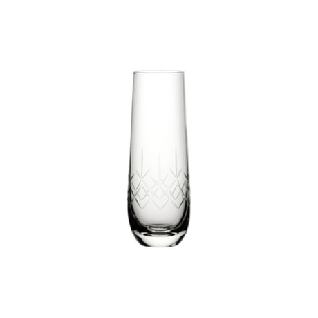 Steelite UR90717 Champagne Glass 10.5 Oz (H 6-3/8" M 1-3/4" T 1-7/8" B 1-3/8") Crystaline