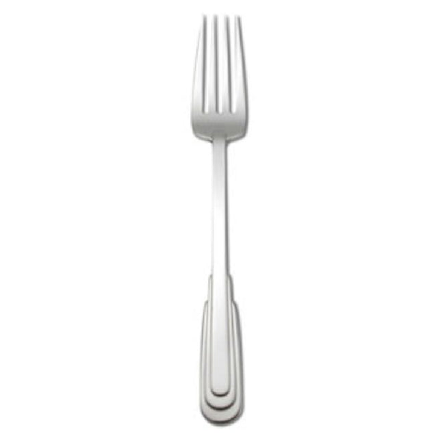 1880 Hospitality 2507FEUF Oneida® European Table Fork 8" Symmetrically Designed Tiers Along Handle