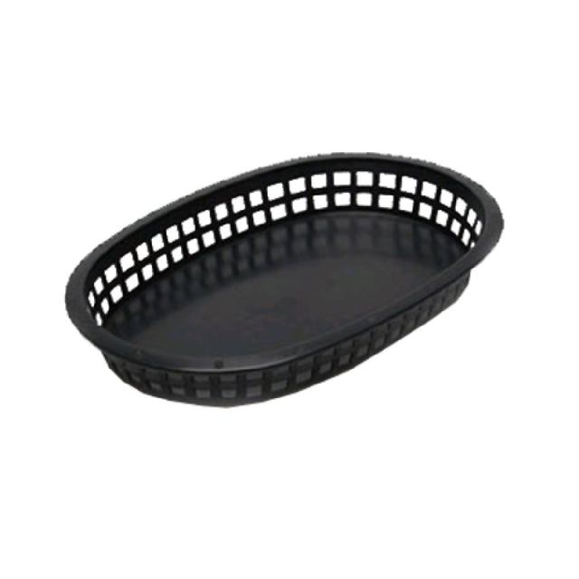 Tablecraft 1076BK Chicago Platter Basket 10-1/2" X 7-1/4" X 1-1/2" Oval