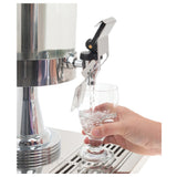 Hubert 15122 - Hands Free Spigot Adapter, 7-7/10"L X 2-1/4"W X 1/2"D, Stainless Steel