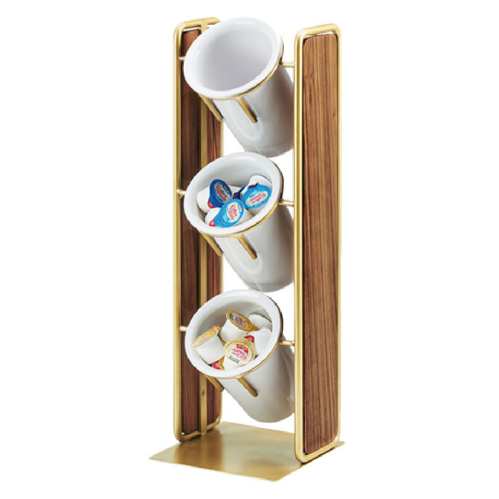 Cal Mil 3715-46 Mid-Century Cylinder Display 6-1/2"W X 6-1/2"D X 19-1/2"H Accommodates (3) Cylinders