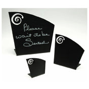 Hubert 16220 - Chalkboard Sign/Easel, Countertop, 5-1/4" X 2-1/2" X 5-1/2"H
