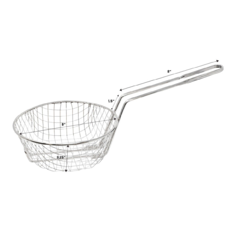 Omcan USA 80371 - (80371) Culinary Basket, 8" Diameter X 3" Deep, Round