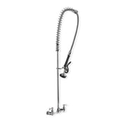 Steel Works Stainless SWPRS-W8LL Pre-Rinse Faucet Wall Mount 8" Center