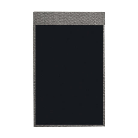Risch MMB-MILAN 8.5X14 Milan Hardback Simulated Woven Vinyl Magnetic Menu Board (specify Color)