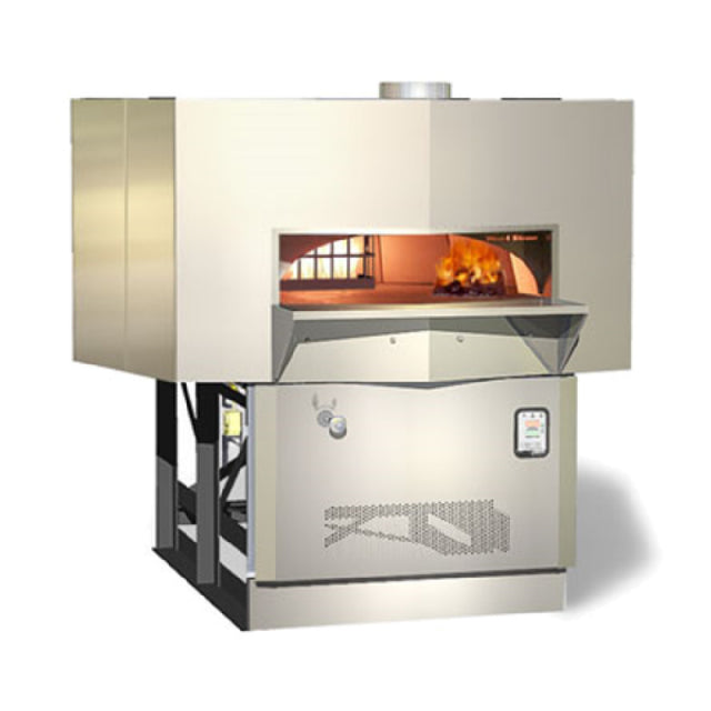 Wood Stone WS-MS-7-RFG-IR-W Mt. Rainier Stone Hearth Oven Radiant Gas Flame In Dome And Infrared Burner Under Hearth