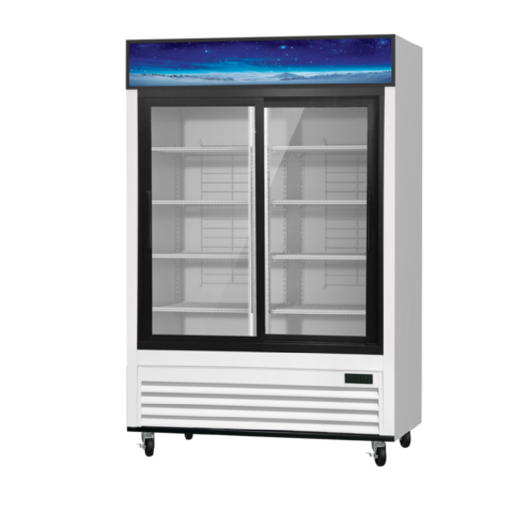 Blue Air BGM47SLW-HC Refrigerated Merchandiser Two-section 41 Cu. Ft. Capacity