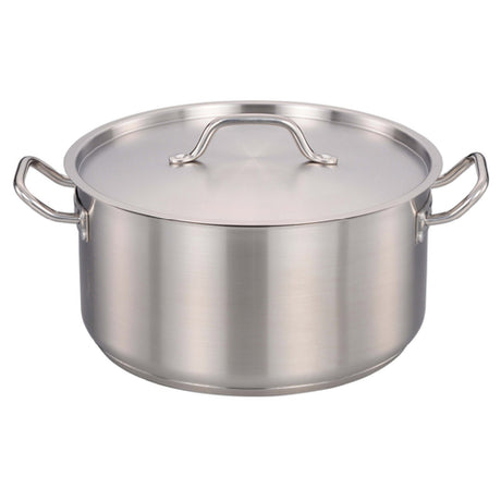 Omcan 80428 (80428) Brazier Pan 20 Quart With Cover