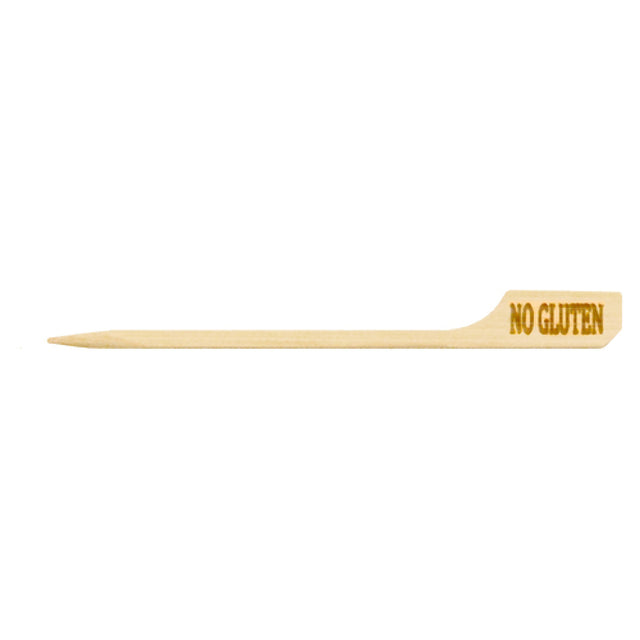 PacknWood 209BBTGGLUT - Food Information Picks, 3.5"H X 0.03"W, "NO GLUTEN"