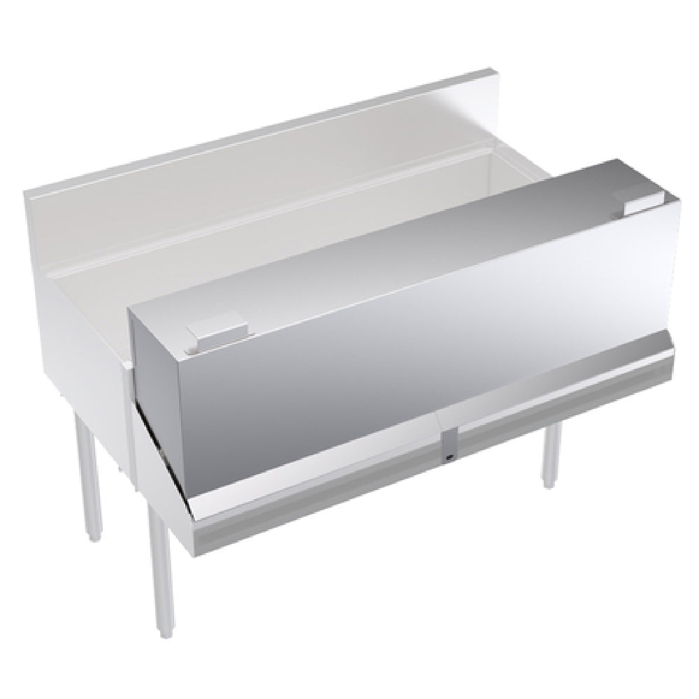 Krowne KR-DC46 Upgrade: Locking Cover For Double Speedrail 46"W Stainless Steel Construction