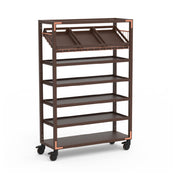 Steelite MGCCAN02DCXW Canvas Grab And Go Unit Dark Brushed Copper On Casters Steelite Performance