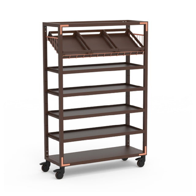 Steelite MGCCAN02DCXW Canvas Grab And Go Unit Dark Brushed Copper On Casters Steelite Performance