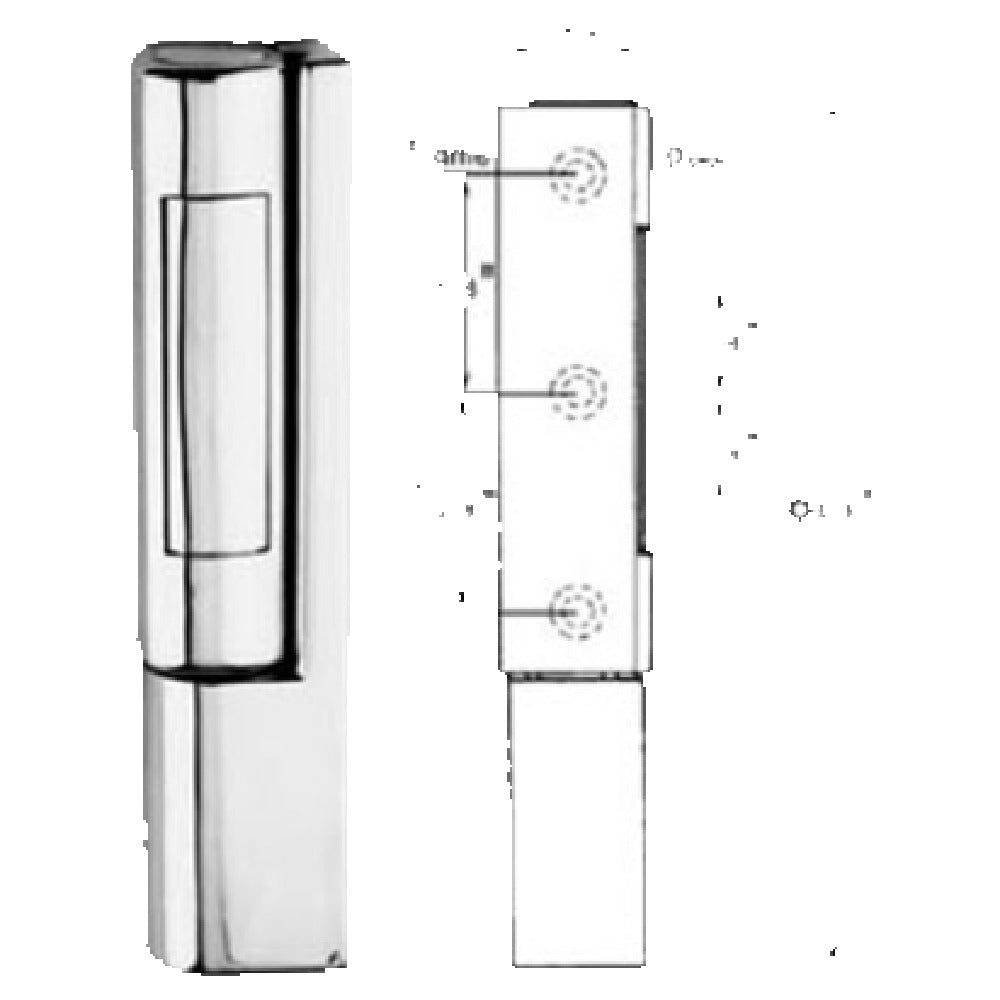 Franklin Machine Products 123-1235 Cam Lift Hinge 1-1/4" Adjustable Offset With Hinge Cover