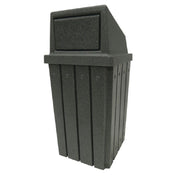Hubert 93077 - Trash Receptacle, 32 Gallon, 18-1/4" X 18-1/4" X 29"H